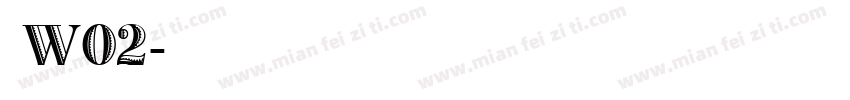 萨沃伊 W02字体转换